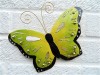 Metal Butterfly Wall Art - Green - Set of 3