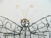 Silver Wire Butterfly Wall Art - Large