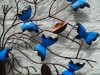 Metal Butterfly Tree - Blue