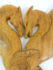 Wooden Dragon Plaque - Entwined Dragons