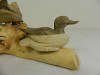 Hand Carved Ducks on Parasite Wood
