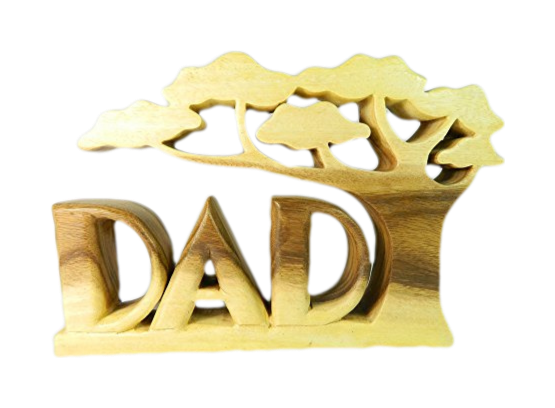 Wooden Word Art - Dad