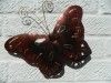 Metal Butterfly Wall Art - Bronze - Set of 3