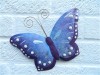 Metal Butterfly Wall Art - Purple - Set of 3