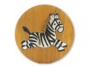Childrens Wooden Stool - Zebra