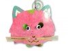 Metal Hanging Animal Tealight Holder - Pink Cat