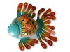 Metal Wall Art Fish - Blue Face