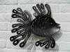 Metal Wall Art Fish - Bronze Face