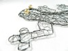 Silver Wire Wall Art - Gecko