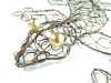 Copper Wire Wall Art - Gecko