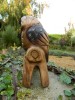 Wooden Owl Carving - Owls In Love