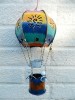 Metal Hanging Balloon Tealight Holder - Blue