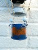 Metal Hanging Balloon Tealight Holder - Blue