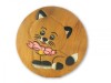 Childrens Wooden Stool - Cat With Bow