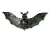 Metal Hanging Bat Tealight Holder - Silver