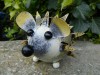 Metal Standing Animal Tealight Holder - Hedgehog