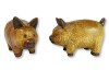 Wooden Pair Of Animals - Pair of Piglets
