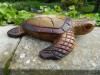 Wooden Turtle Carving - Large Hand Carved Turtle