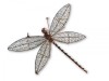 Copper Wire Dragonfly Wall Art - Extra Large