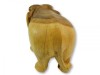 Wooden Elephant Carving - Natural Elephant