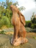 30cm Wooden Hare Carving