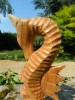Hand Carving Wooden Sea Horse- 20cm