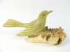 Wooden Bird Carving - Single Bird on Parasite Wood - 1 Bird