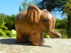 Wooden Elephant Carving - Cute Elephant