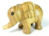 Wooden Elephant Carving - Cute Elephant