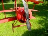 Metal Hanging Plane Tealight Holder WW1 - Red Baron