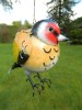 Metal Hanging Bird Tealight Holder - Goldfinch