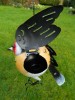 Metal Hanging Bird Tealight Holder - Goldfinch