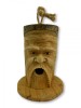 Wooden Bird House Nest Box - Green Man