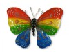 Metal Butterfly Wall Art - Rainbow Butterfly