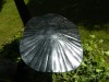 Silver Flat Metal Mushroom - Set of 3