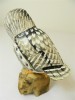 Wooden Painted Bird - Brown Owl