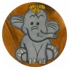 Childrens Wooden Stool - Grey Elephant