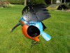 Metal Hanging Bird Tealight Holder - Kingfisher