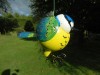 Metal Hanging Bird Tealight Holder - Blue Tit