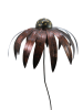 XL Metal Echinacea on 1m Stick - Set of 3 - Bronze