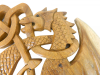 Wooden Dragon Plaque - Triple Dragons