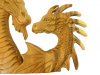 Wooden Dragon Plaque -Mr and Mrs Dragon