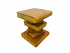 Hand Carved Stool/Table - Book