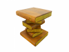 Hand Carved Stool/Table - Book