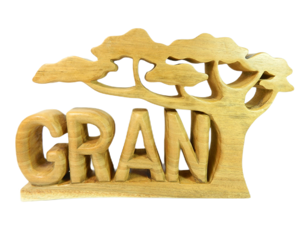 Wooden Word Art - Gran