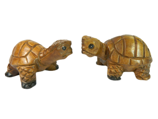 Wooden Pair Of Animals - Pair of Tortoises