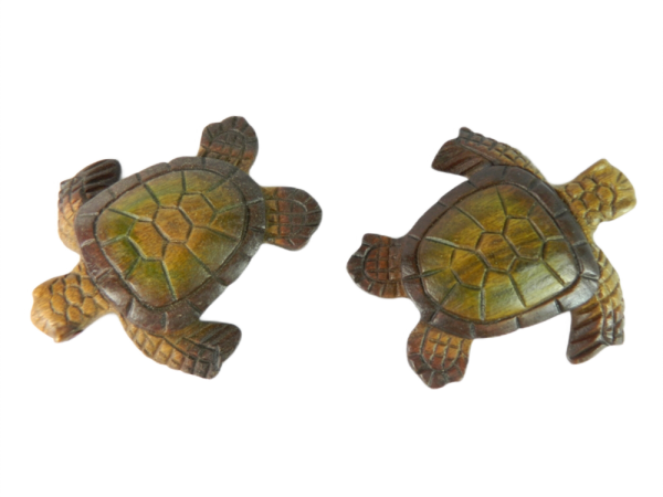 Wooden Pair Of Animals - Pair of Turtles
