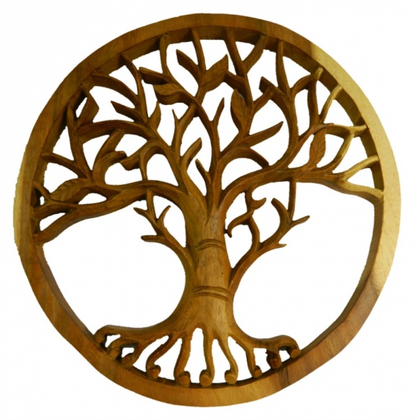 Wooden Tree Of Life Plaque -  Tree Of Life