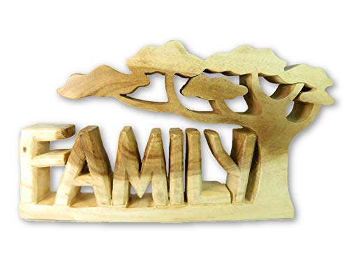 Wooden Word Art - Family