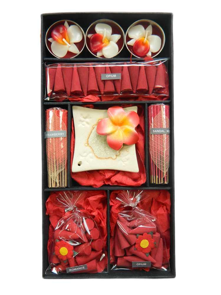 Incense Gift Set - Red